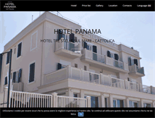Tablet Screenshot of hotelpanama.it